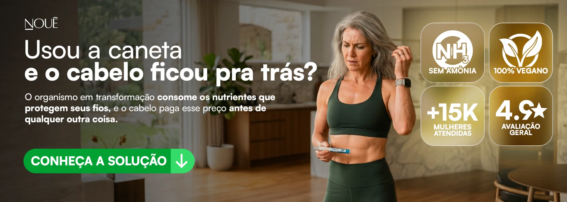 Camuflage Nouê — Você transformou o corpo com a caneta. E o cabelo ficou pra trás?